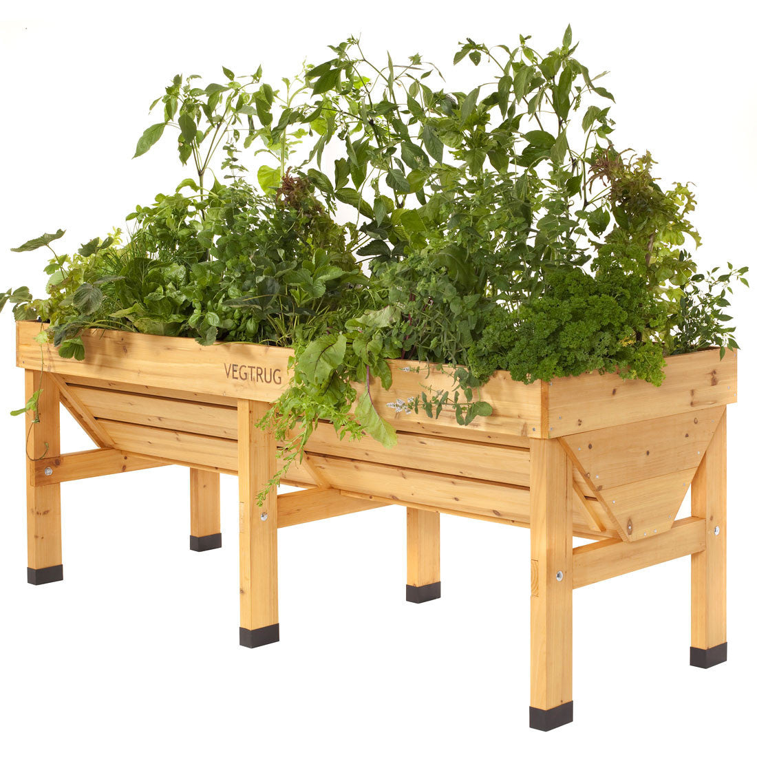 VegTrug Raised Garden Planter - Natural Wood