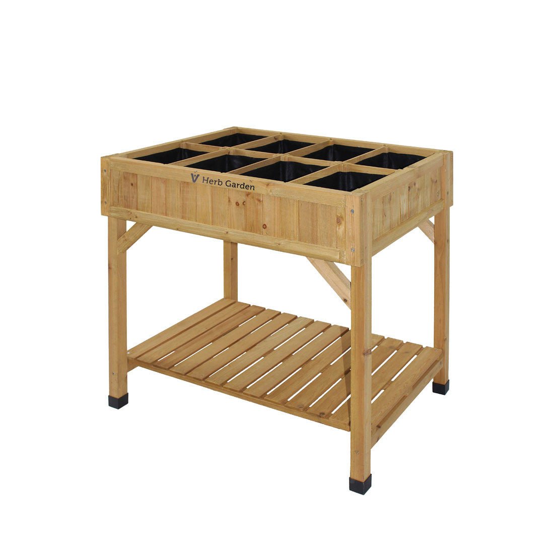 VegTrug Herb Planter - Natural Wood