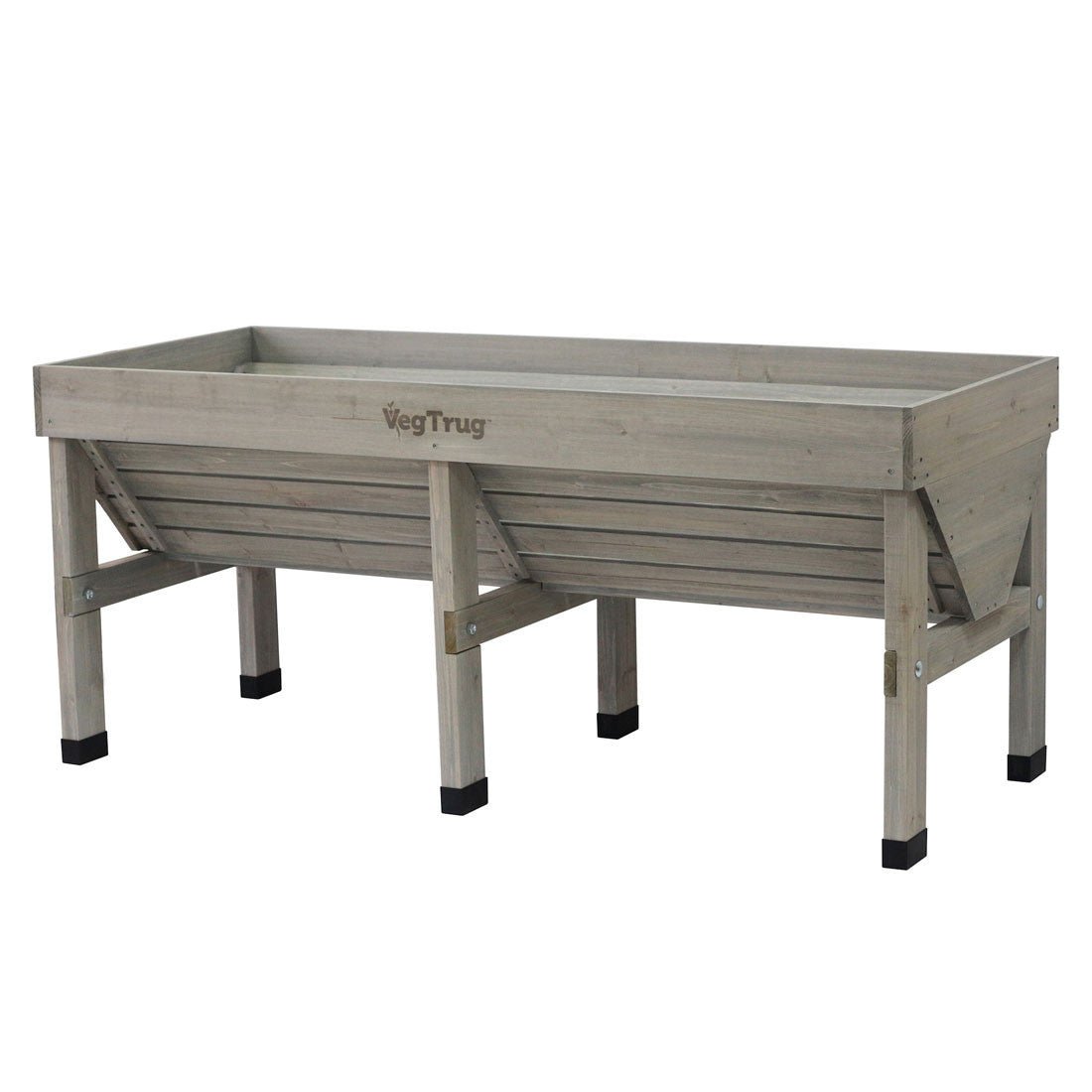 VegTrug Raised Garden Planter - Grey Medium