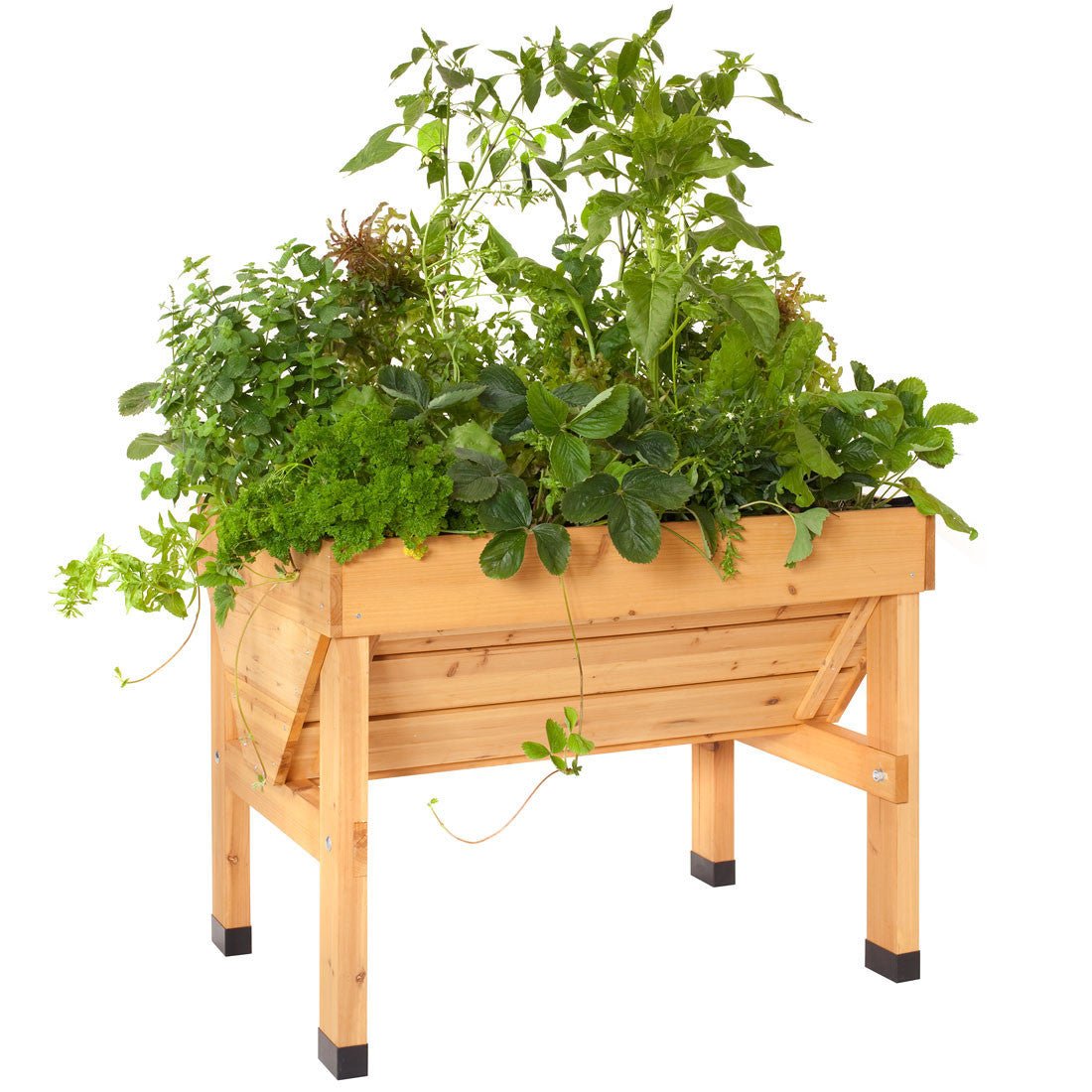VegTrug Raised Garden Planter - Natural Wood Small