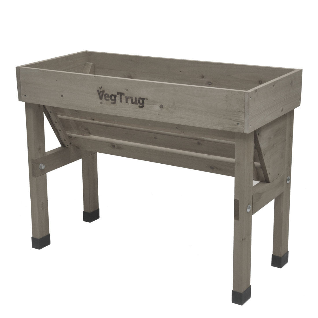 VegTrug Wallhugger Raised Garden Planter - Grey Medium
