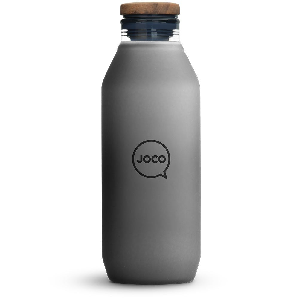 Velvet Grip Glass Flask 20oz Black option3