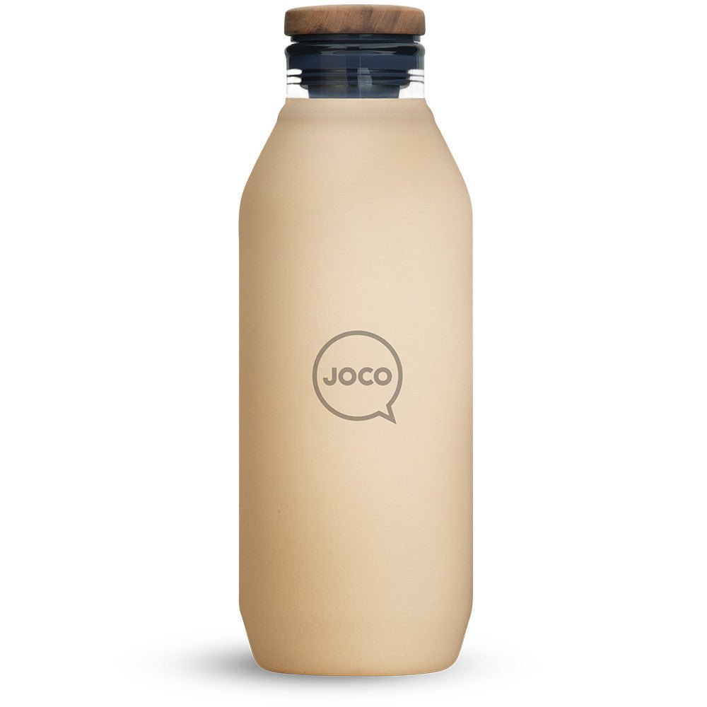 Velvet Grip Glass Flask 20oz Neutral/Clear option3