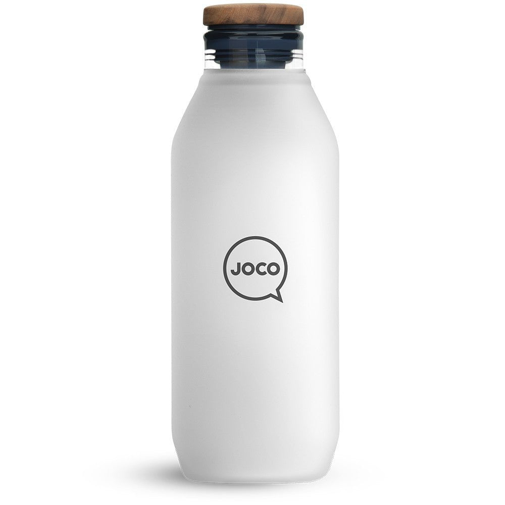 Velvet Grip Glass Flask 20oz Neutral/Clear option3