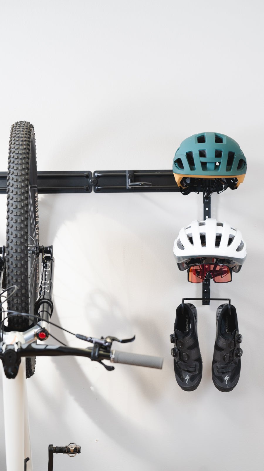 Wall-Mounted BLAT Modular Bike Rack – Four Bike