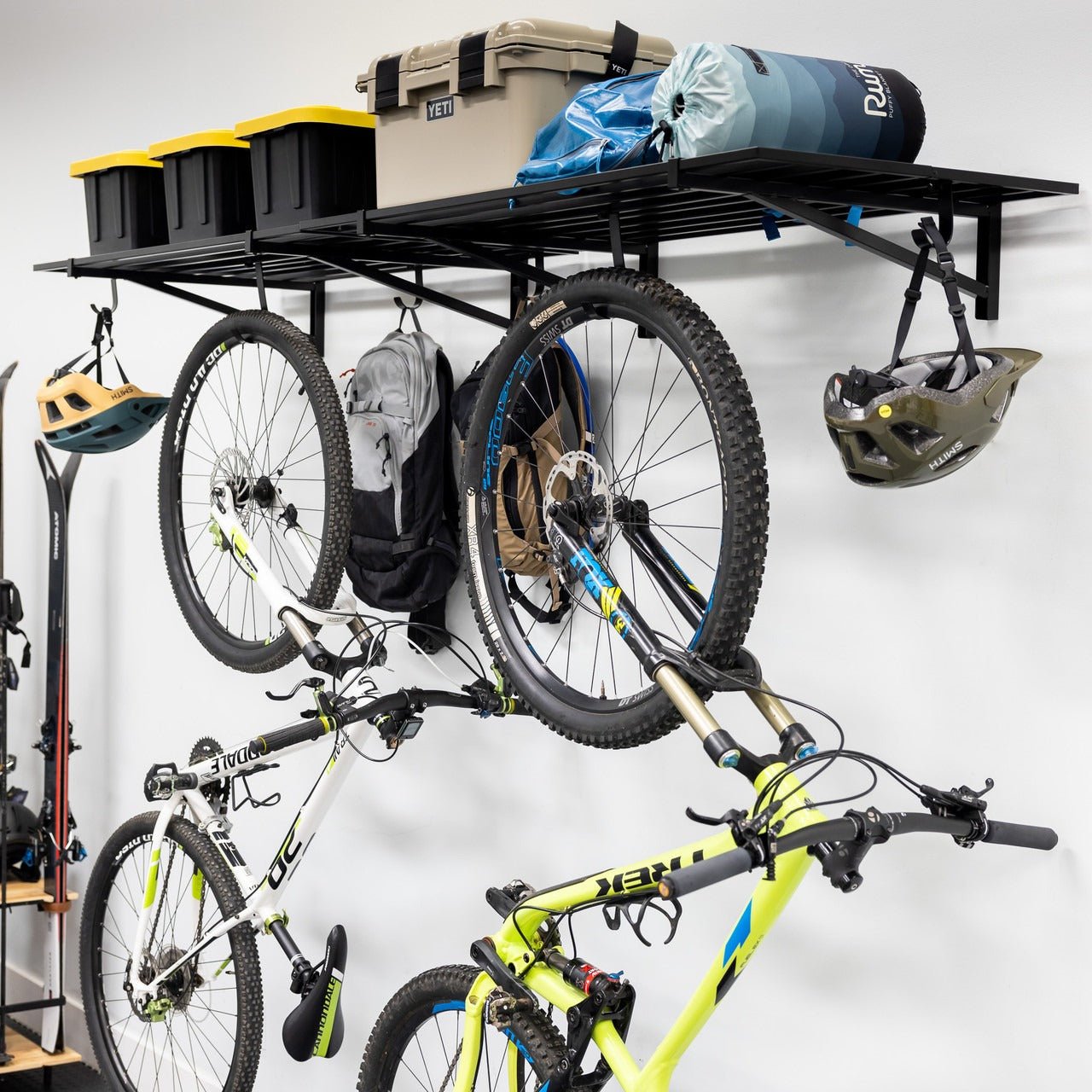 Wall-Mounted Bristol Garage Shelves - 2' x 4' Two-Pack