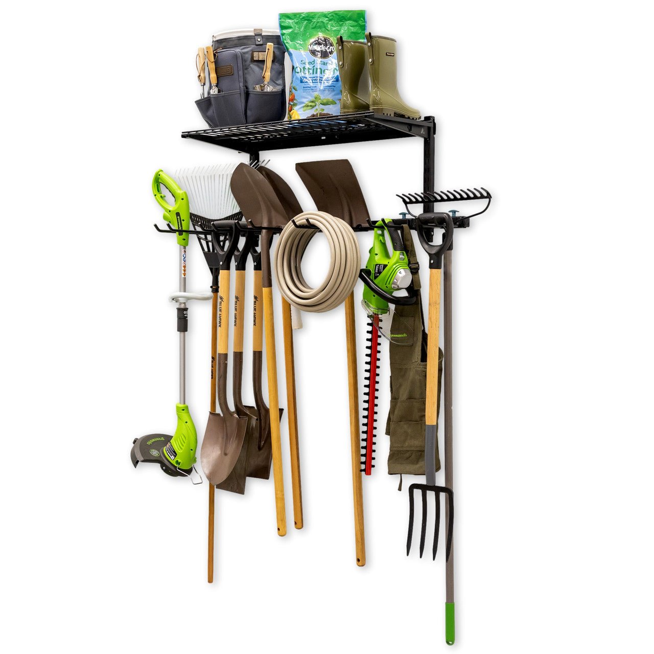 Wall-Mounted G-Tool Wire Shelf & Storage System – 4' Tool Organizer