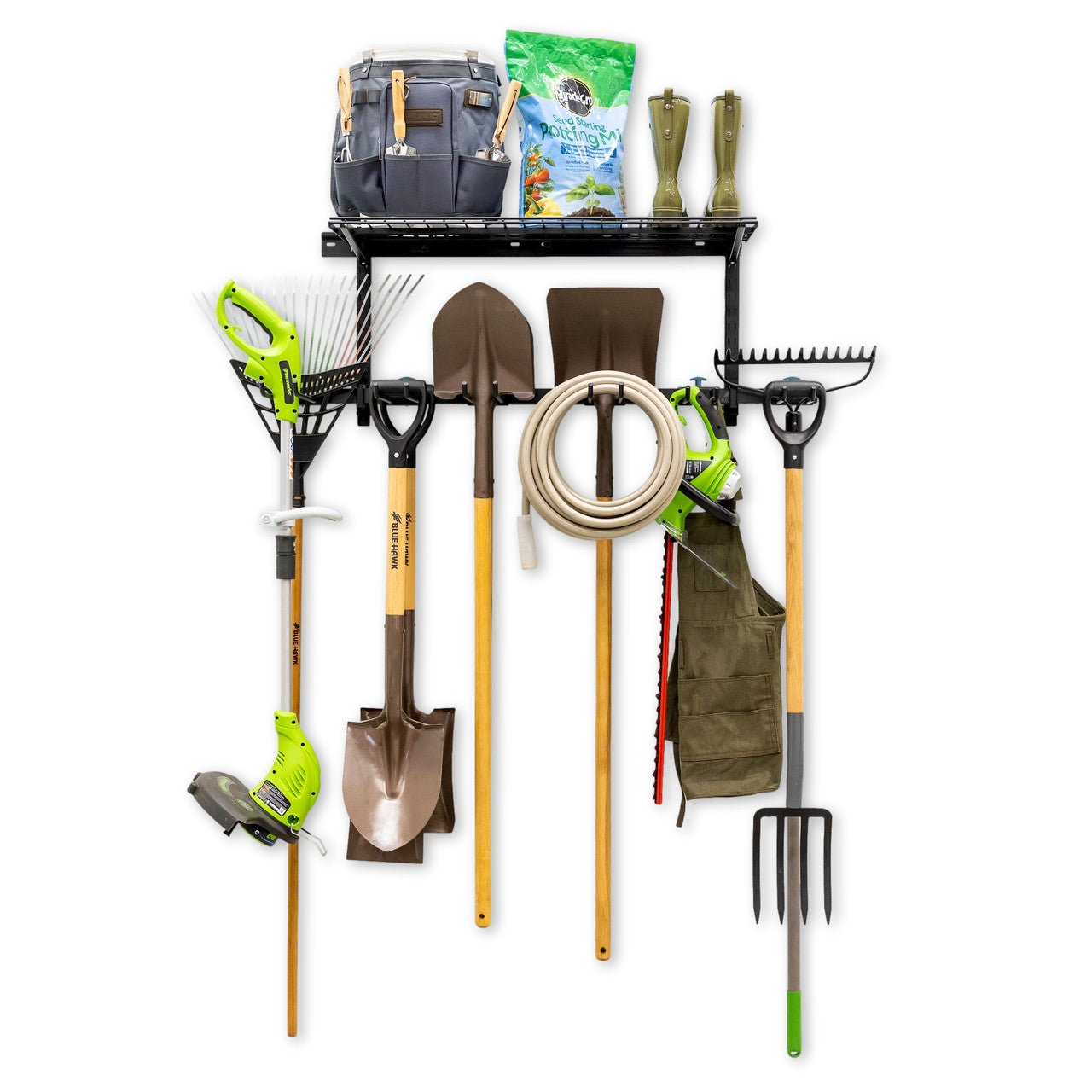 Wall-Mounted G-Tool Wire Shelf & Storage System – 4' Tool Organizer