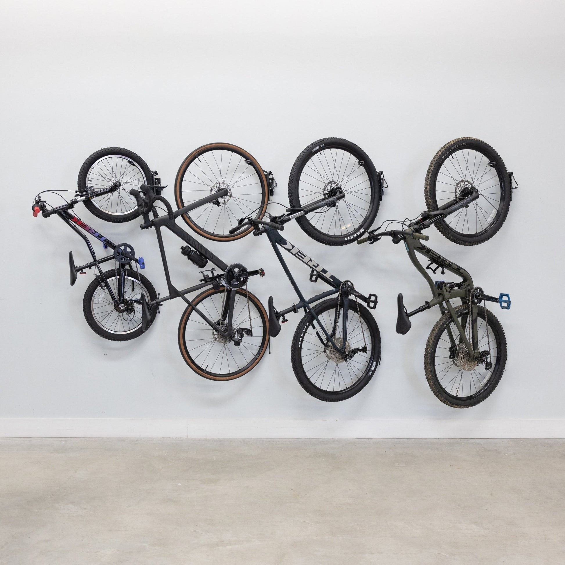 Wall-Mounted Swivel Bike Storage Hooks - 4 Pack option3