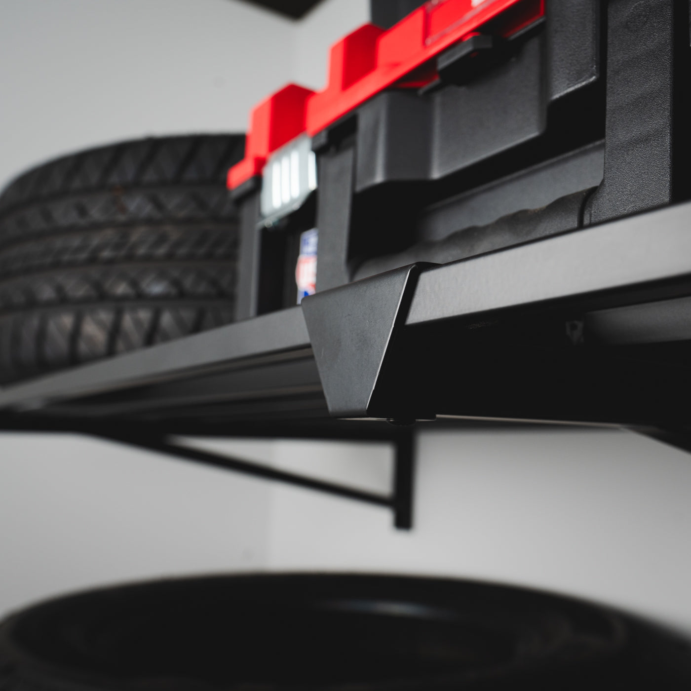 Wall-Mounted Bristol Garage Shelves - 2' x 6' Two-Pack