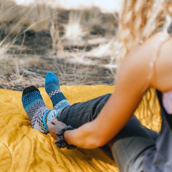 Walnut Recycled Wool-Blend Socks Small