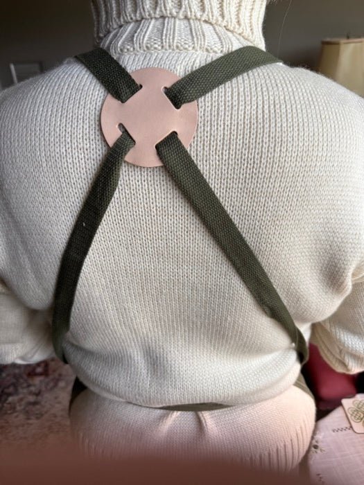 Waxed Canvas Gardening Apron (Dark Green) option3
