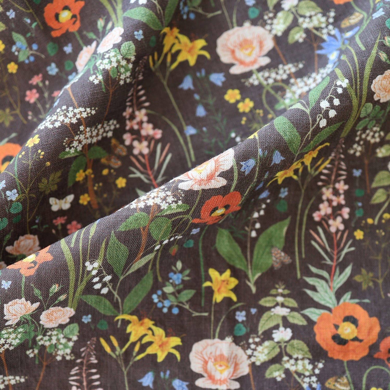 Wild Flowers Tea Towel - 100% Linen Dishcloth option3