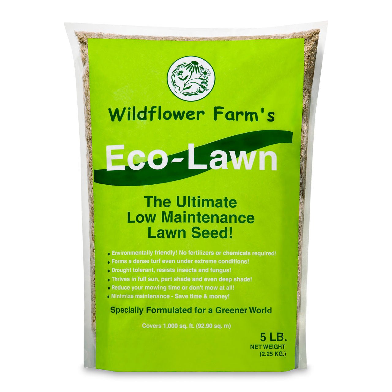 Wildflower Farm's Eco-Lawn Grass Seed - 5 lbs