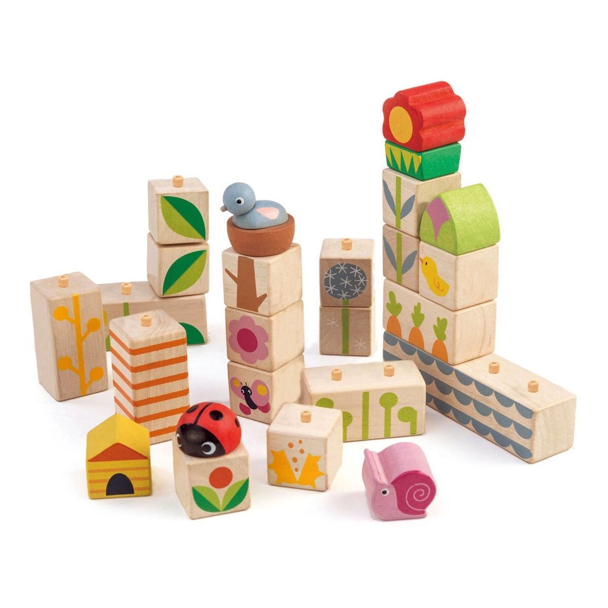 Wooden Garden Themed Building Blocks option3
