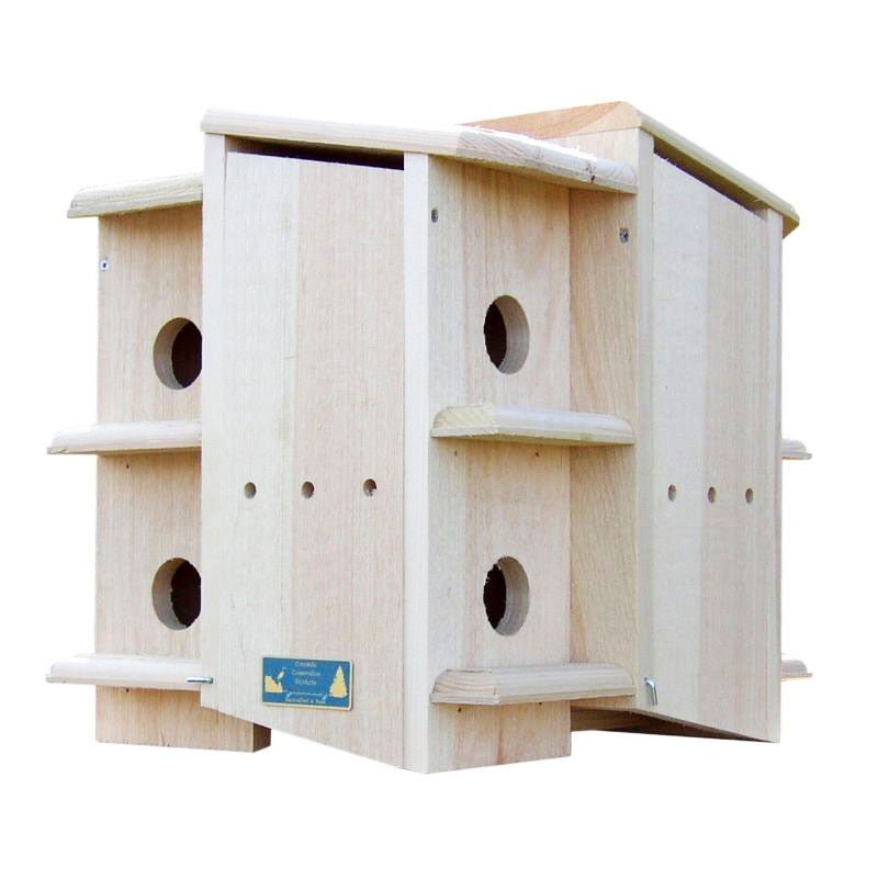 Wooden Purple Martin House option3