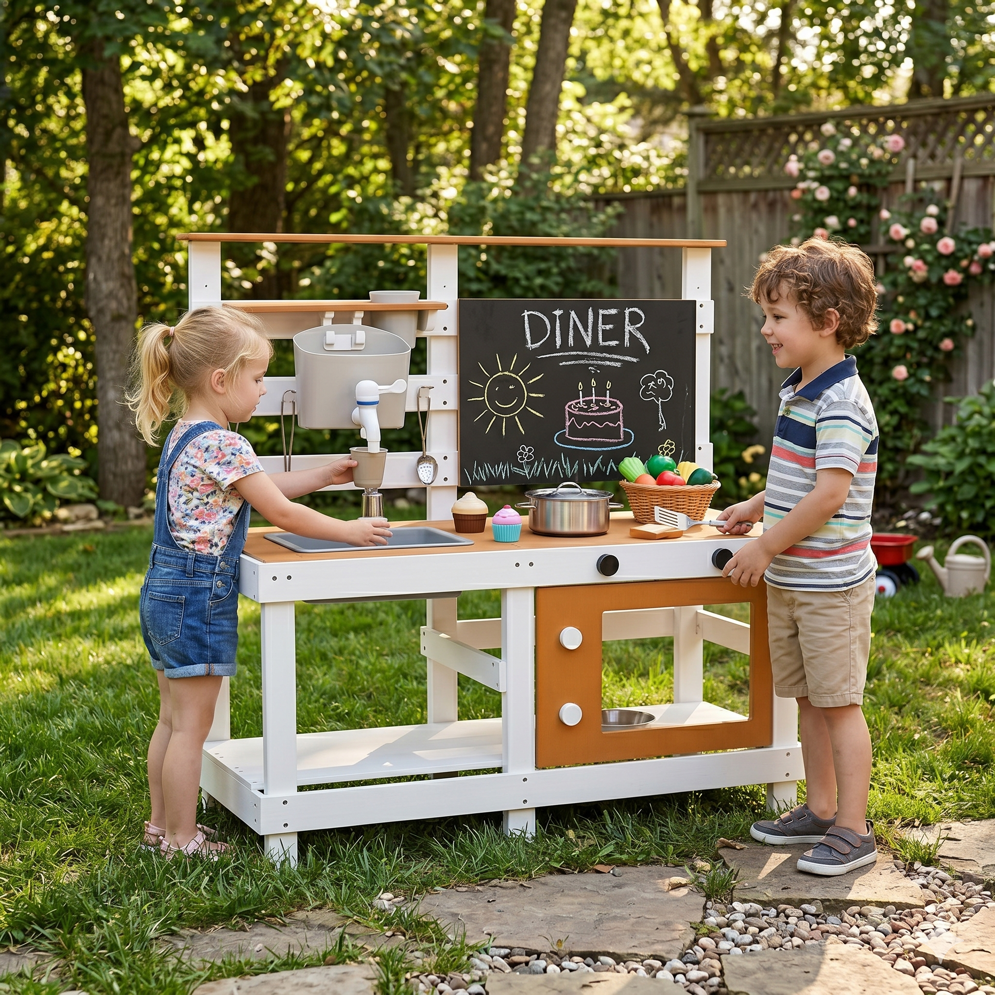 Woodland Mud Kitchen – Outdoor Play Kitchen